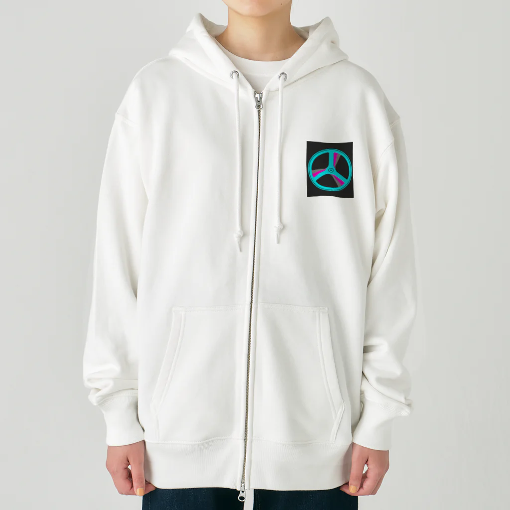 komgikogikoの3バトンホイール Heavyweight Zip Hoodie