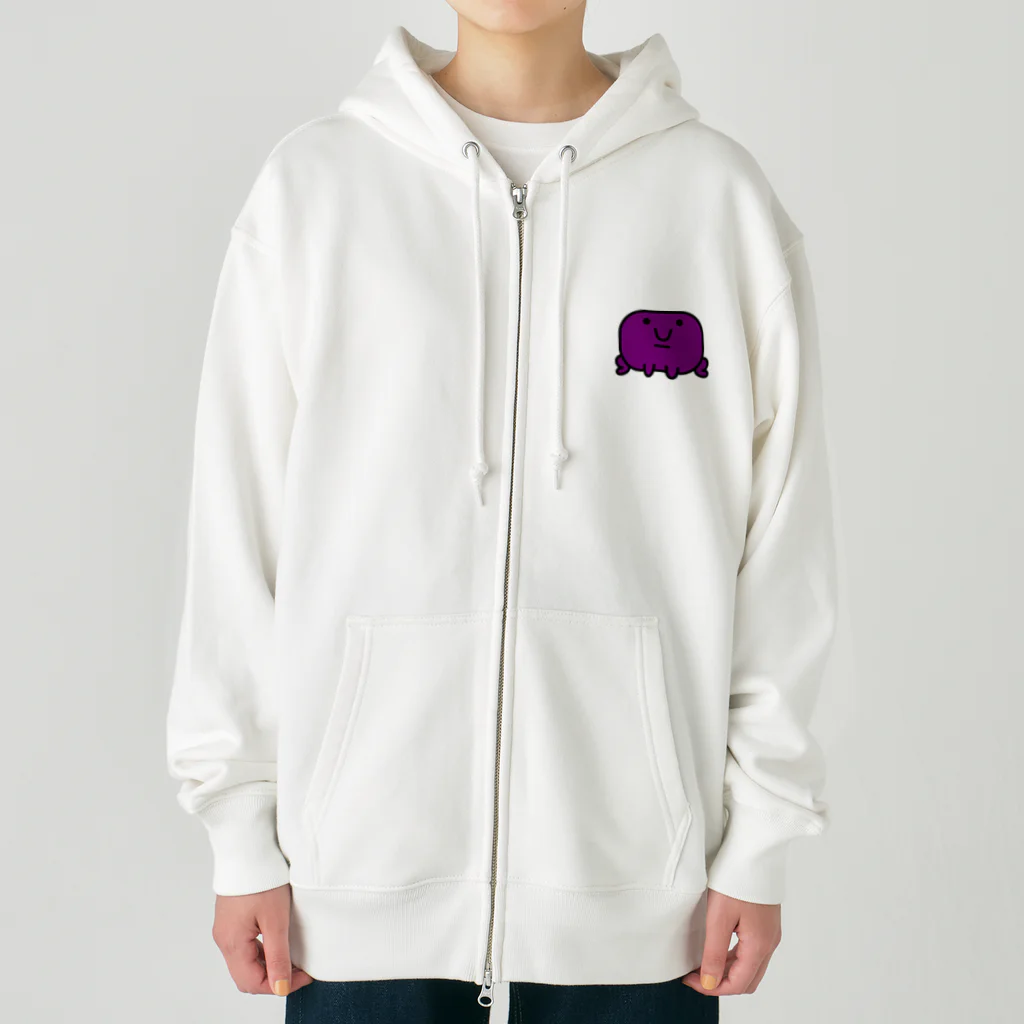 旦那芸術のインドハナガエル Heavyweight Zip Hoodie