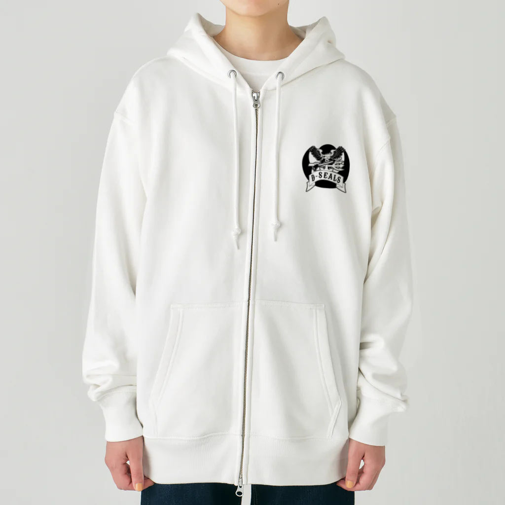 d-sealsのD-SEALS公式背景なし Heavyweight Zip Hoodie