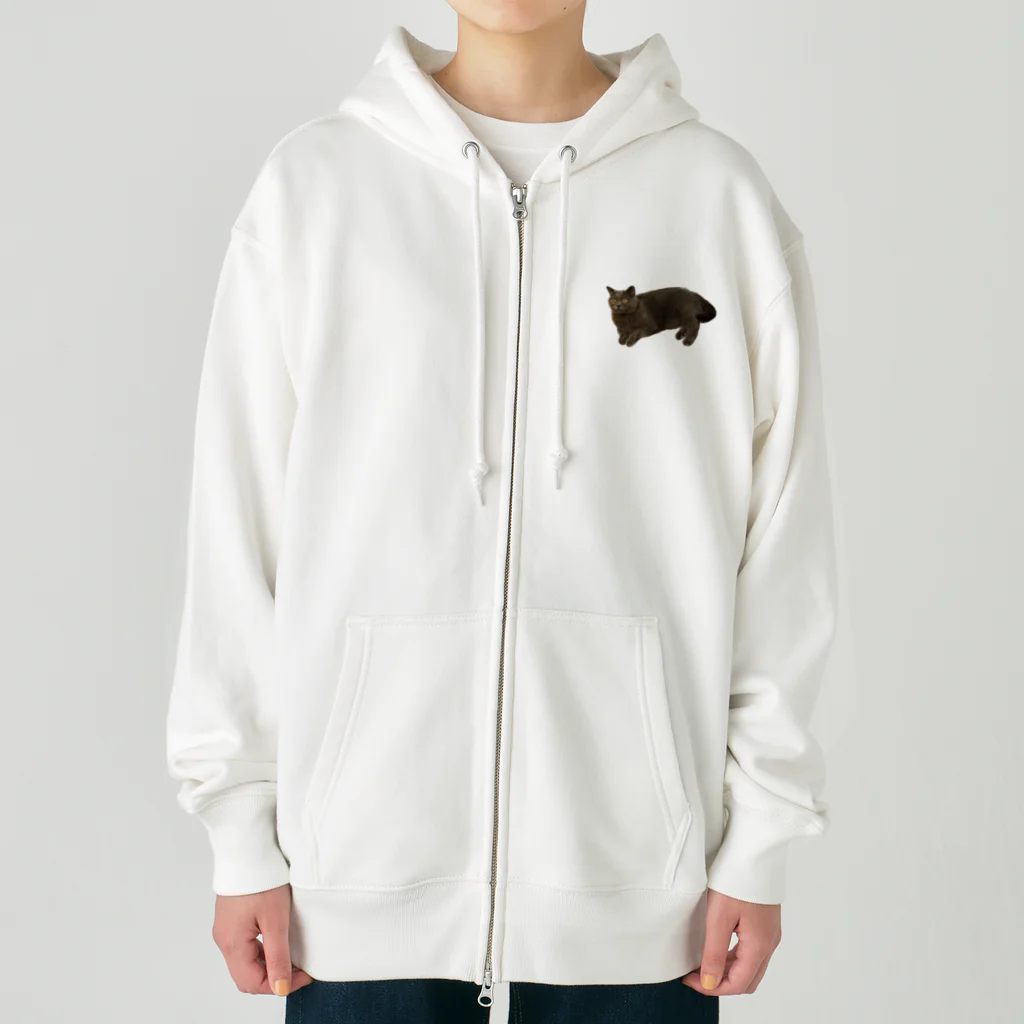 rice_avenueの猫のルパンくん Heavyweight Zip Hoodie