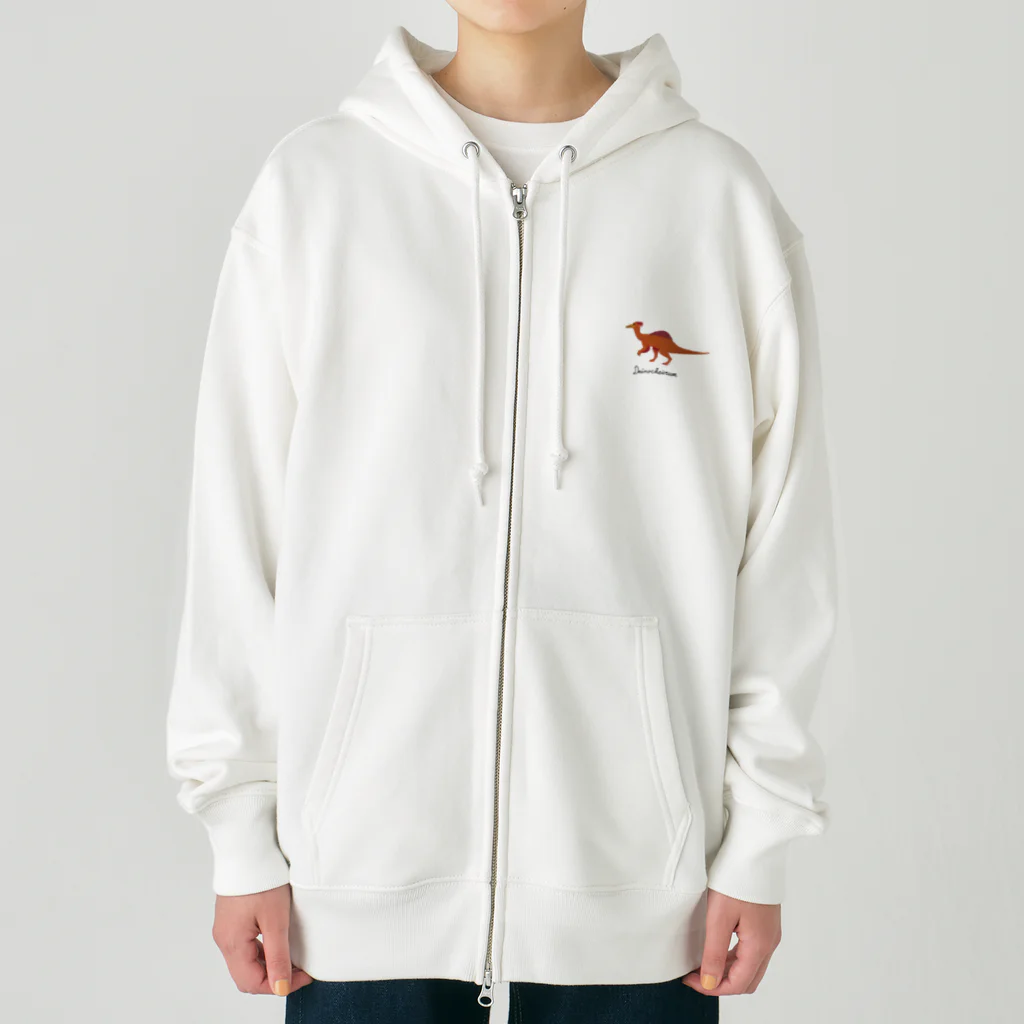 汐雨のデイノケイルス Heavyweight Zip Hoodie