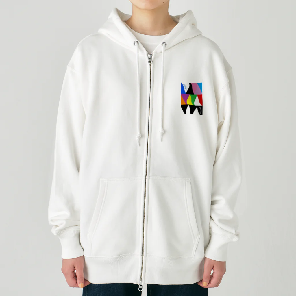 aiueoneko358の新しい波 Heavyweight Zip Hoodie