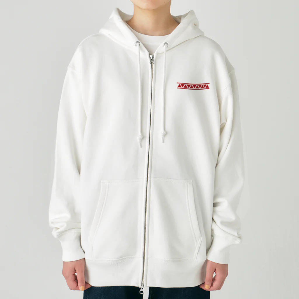 Kawailele Storeのsankaku03 Heavyweight Zip Hoodie