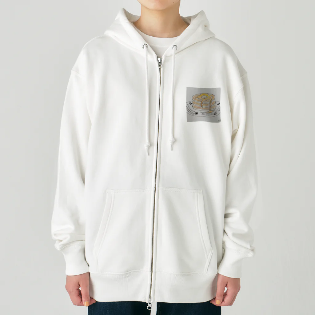 illustratorSHUKOのホットケーキ Heavyweight Zip Hoodie