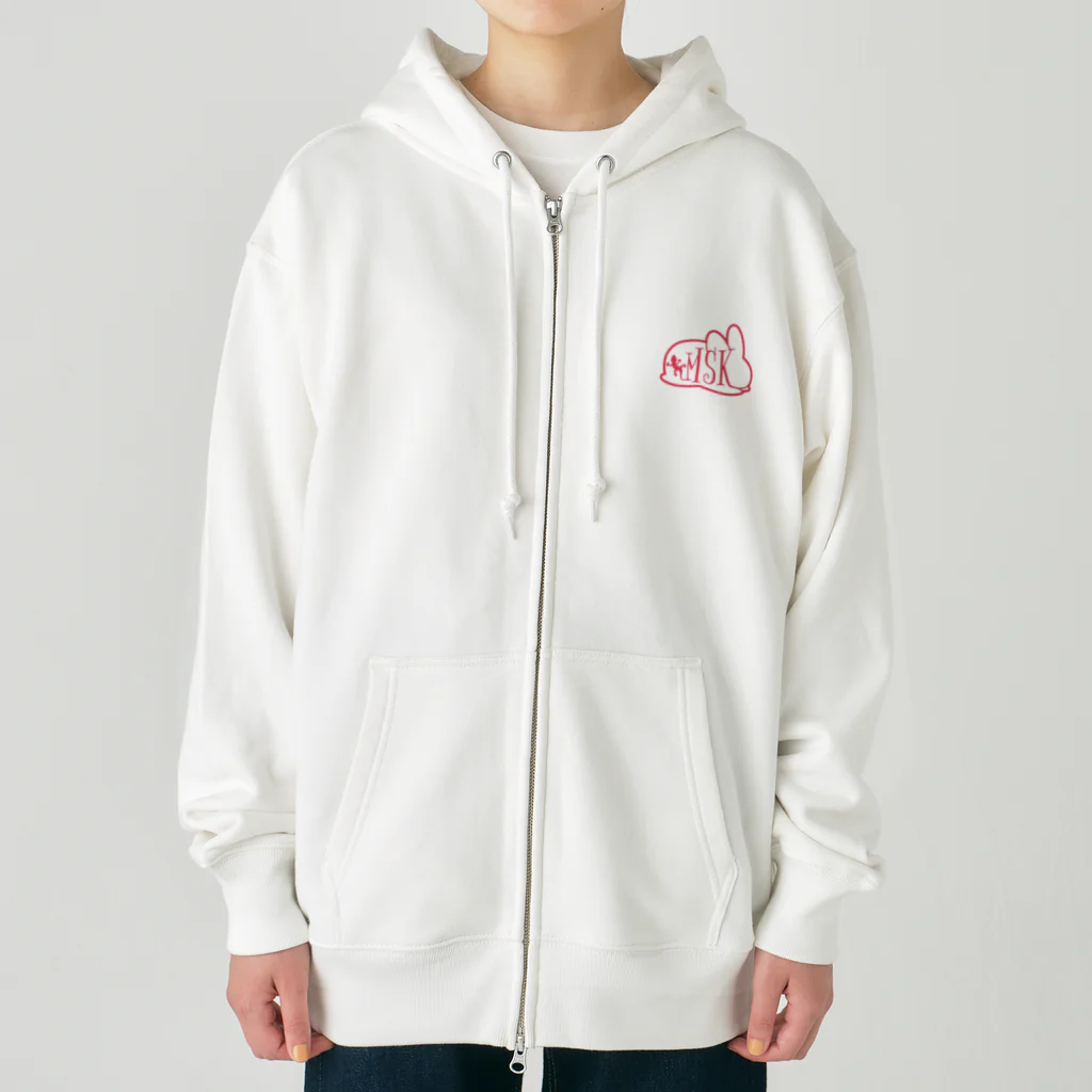 紺野まさき！のMsKグッズ Heavyweight Zip Hoodie