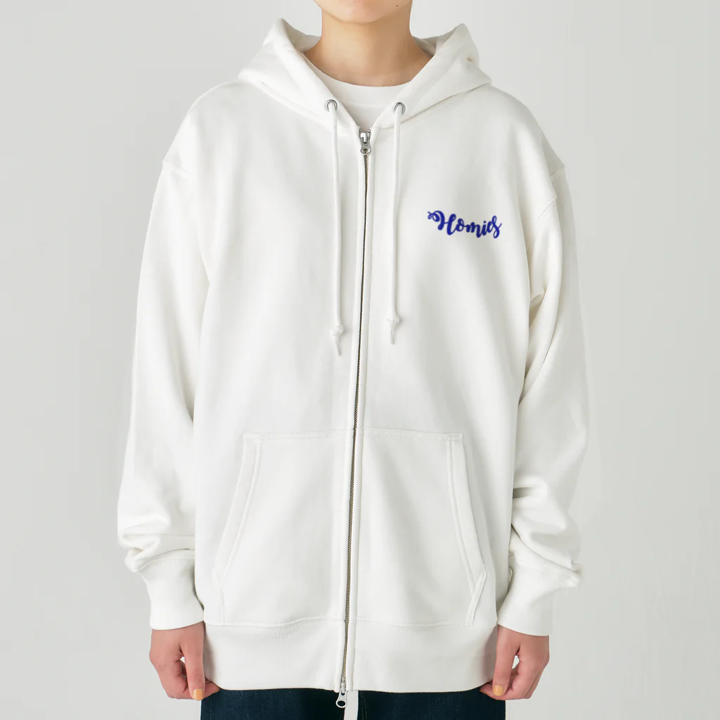 HomiesのHomies zip hoodie ヘビーウェイトジップパーカー