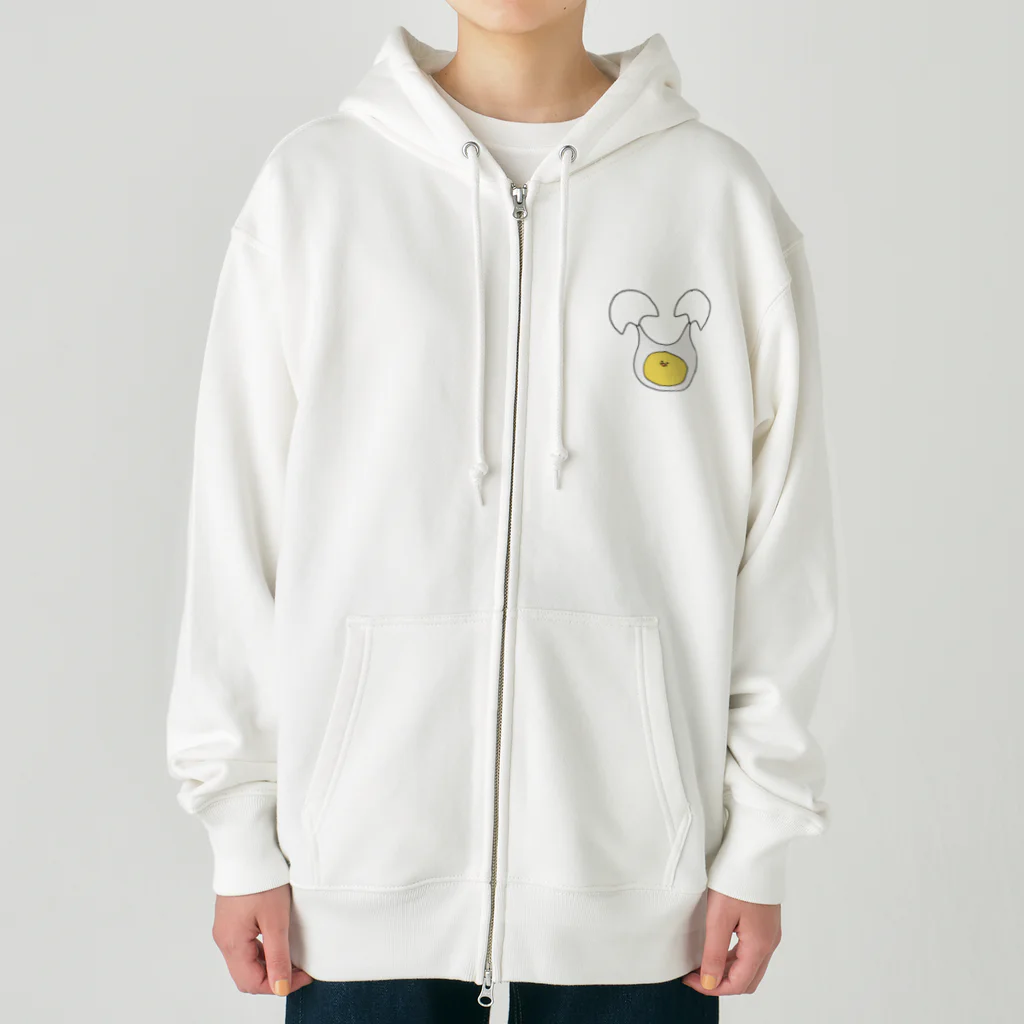 チョコミントの生ヒヨコ Heavyweight Zip Hoodie