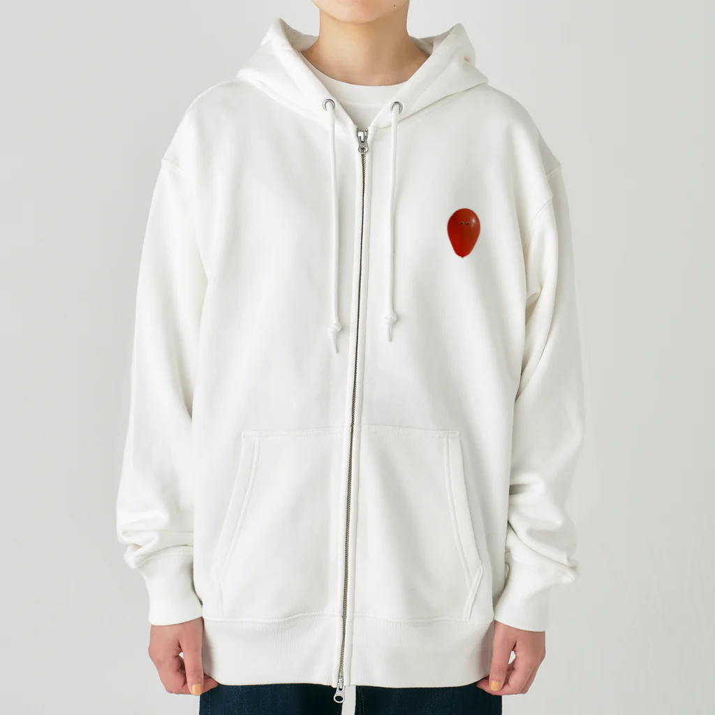 WakeUp!BalloonのRedBalloon Heavyweight Zip Hoodie