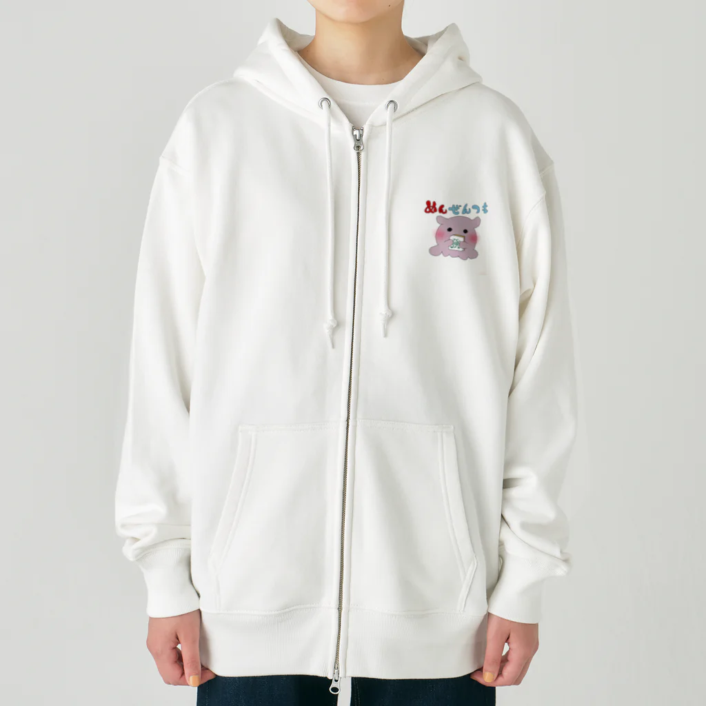 神風製作所/一条いろはのめんだこのめんちゃん(めんぜんつも) Heavyweight Zip Hoodie