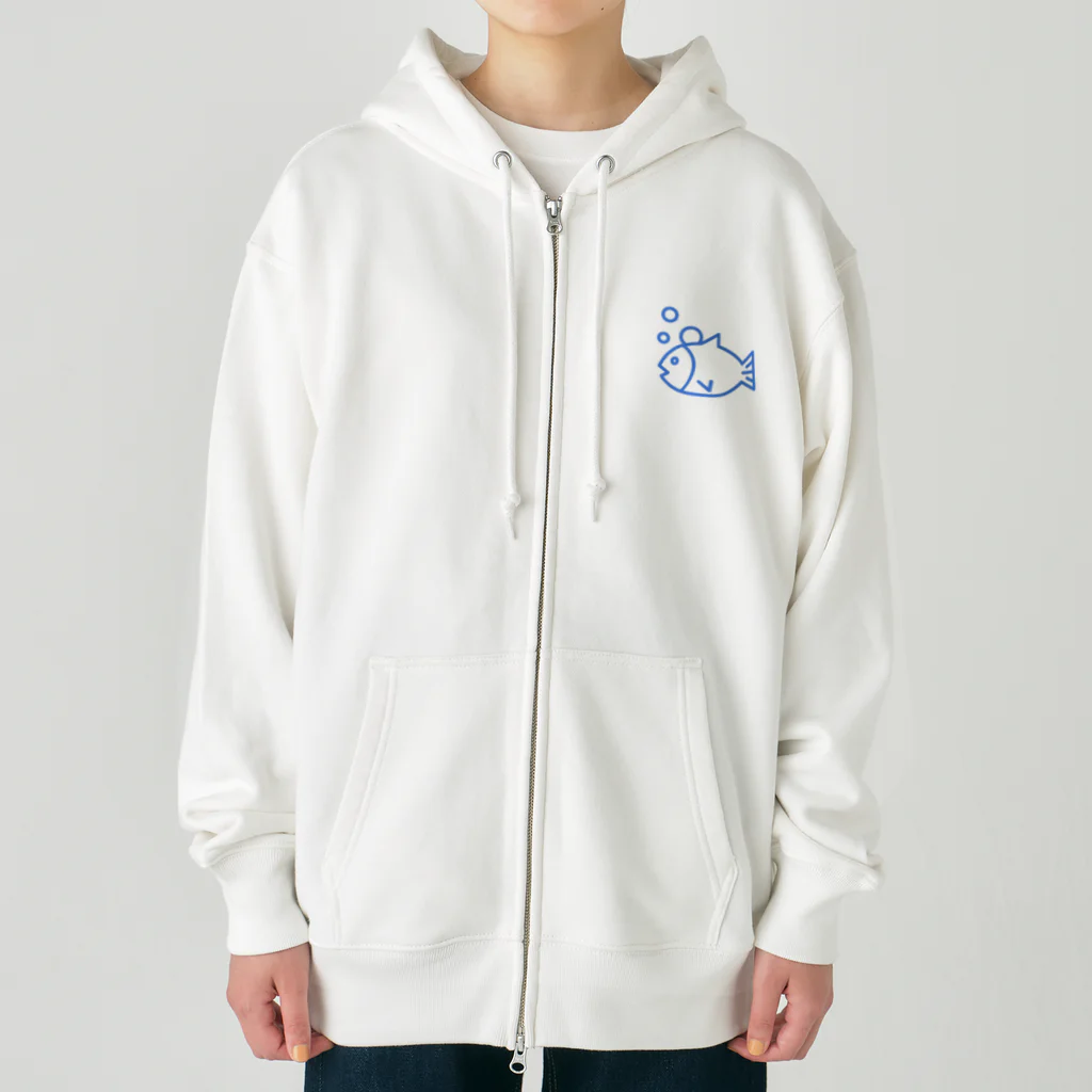 海の雑貨屋さんのお魚シリーズ Heavyweight Zip Hoodie