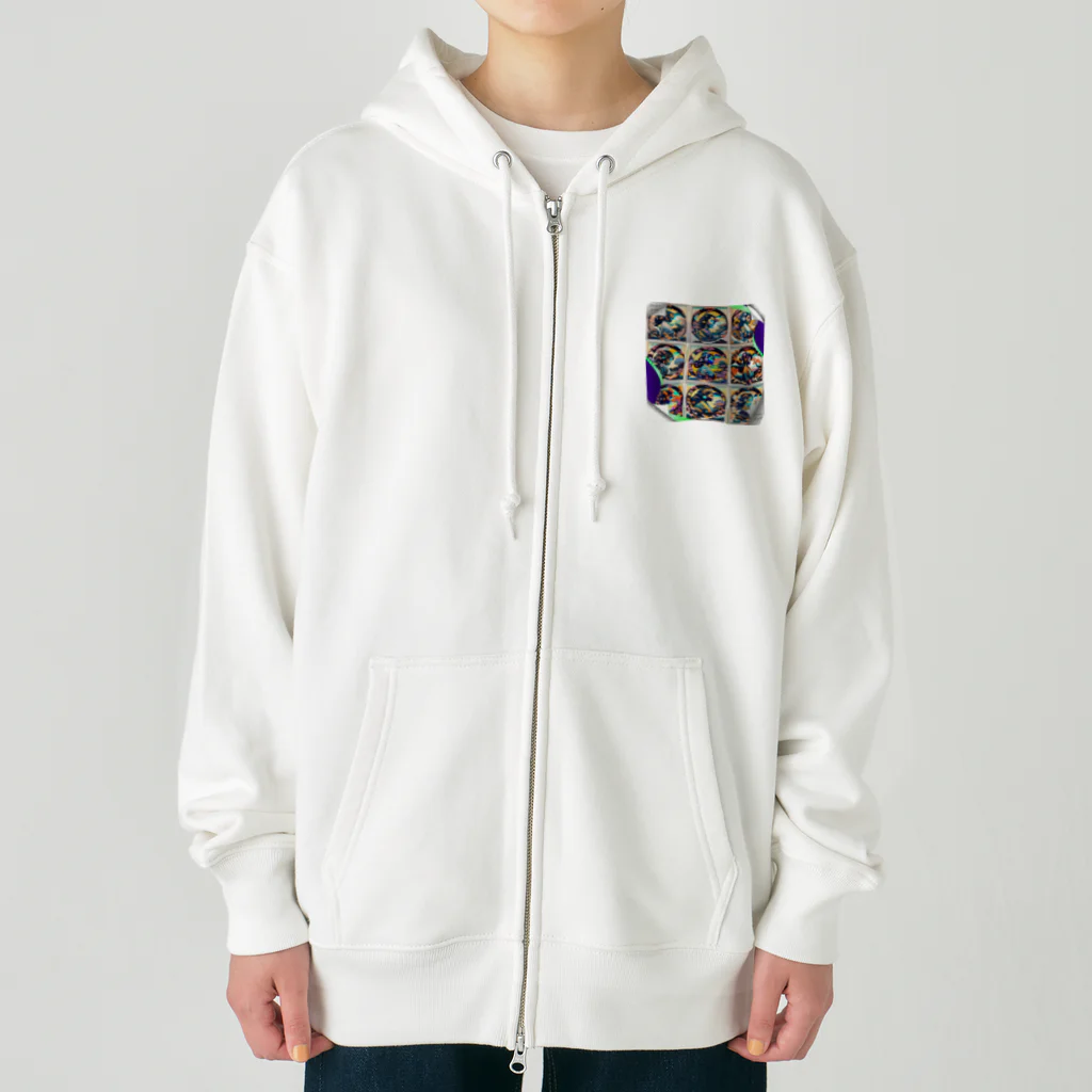 マッケンデジタルワールドの浮世絵パンクシティgirls Heavyweight Zip Hoodie