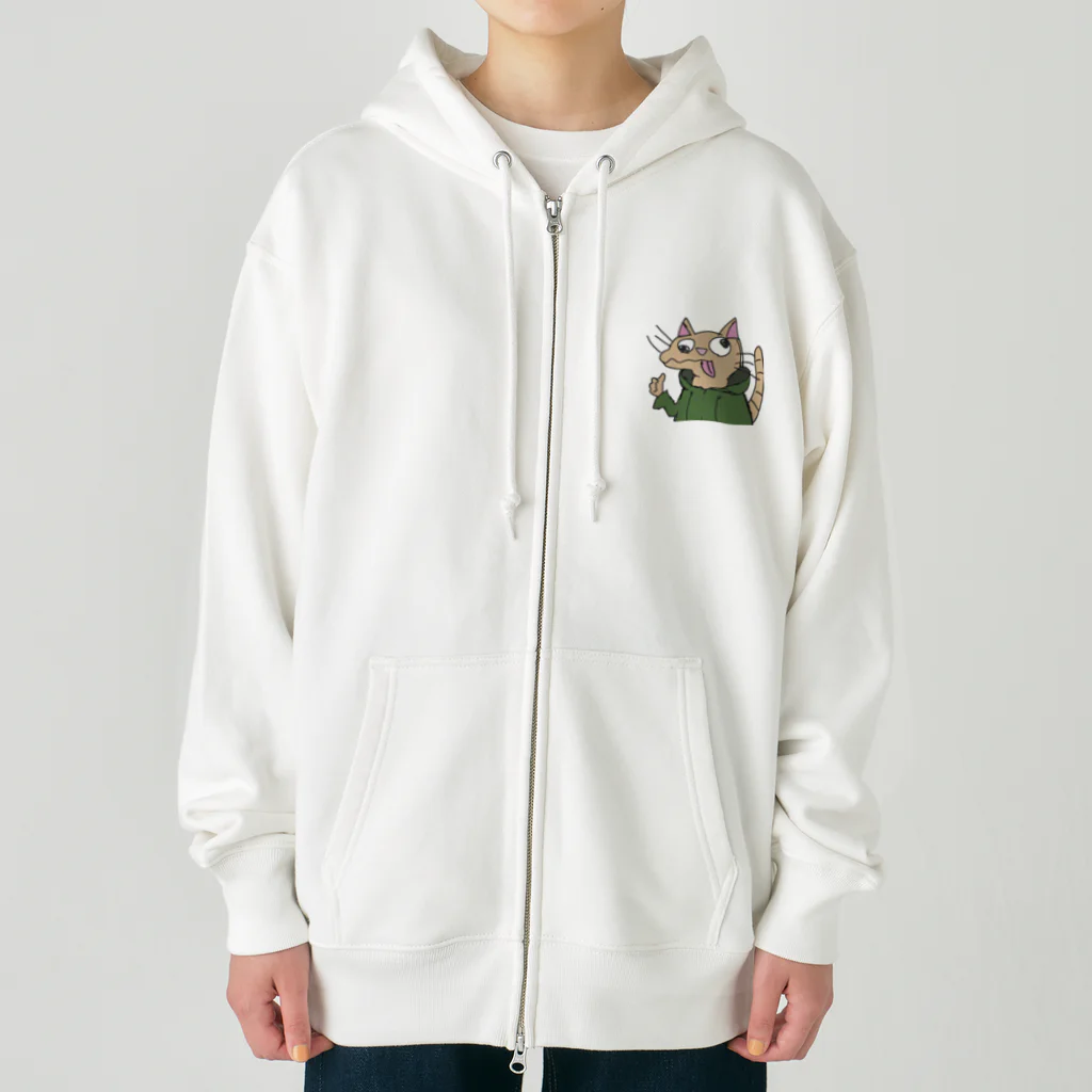 ナマヌルイ　ネコのナマヌルイネコのやつ Heavyweight Zip Hoodie