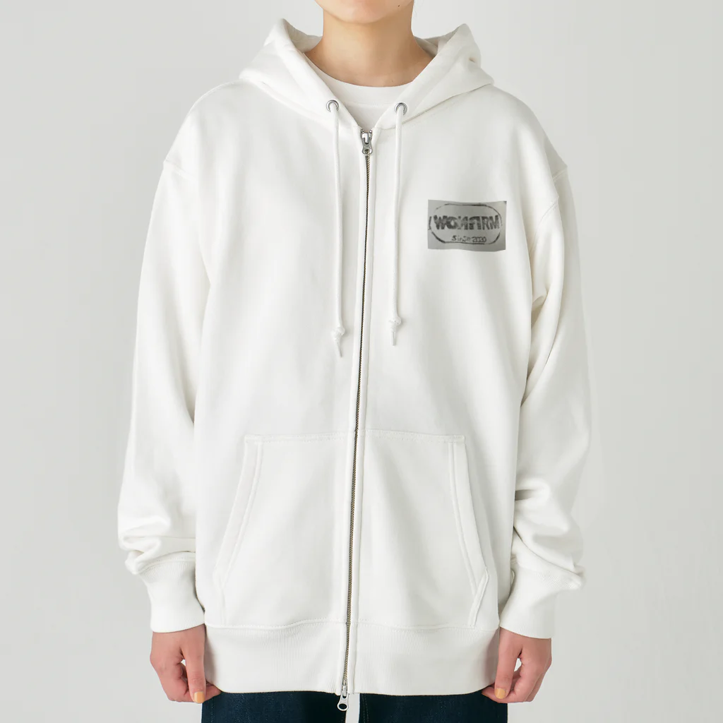 きしもとをんのうぉんしょうかい ロゴ Heavyweight Zip Hoodie