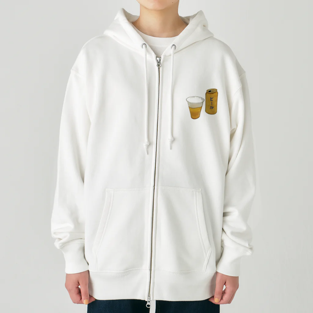 脂身通信Ｚの缶ビール_230325 Heavyweight Zip Hoodie