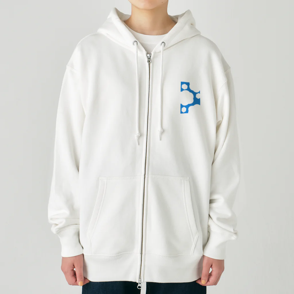 Nemunemのもくもく青空 Heavyweight Zip Hoodie