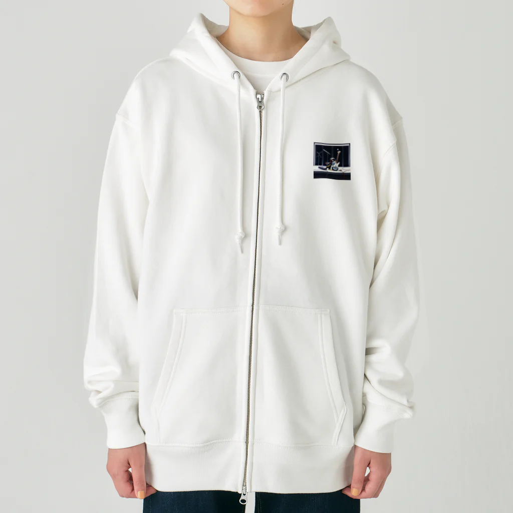 kota.のギターとペンギン Heavyweight Zip Hoodie