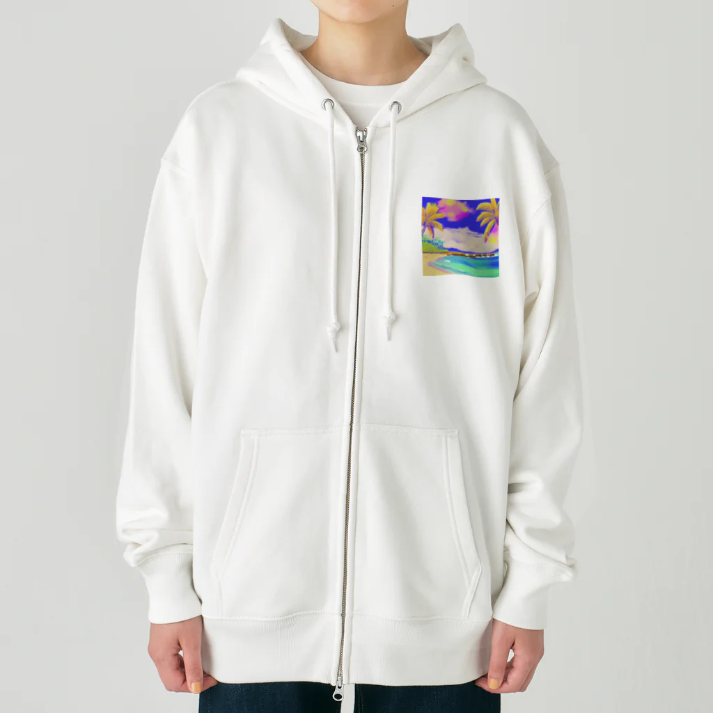 のぞかれ隊の南国グラフィック Heavyweight Zip Hoodie