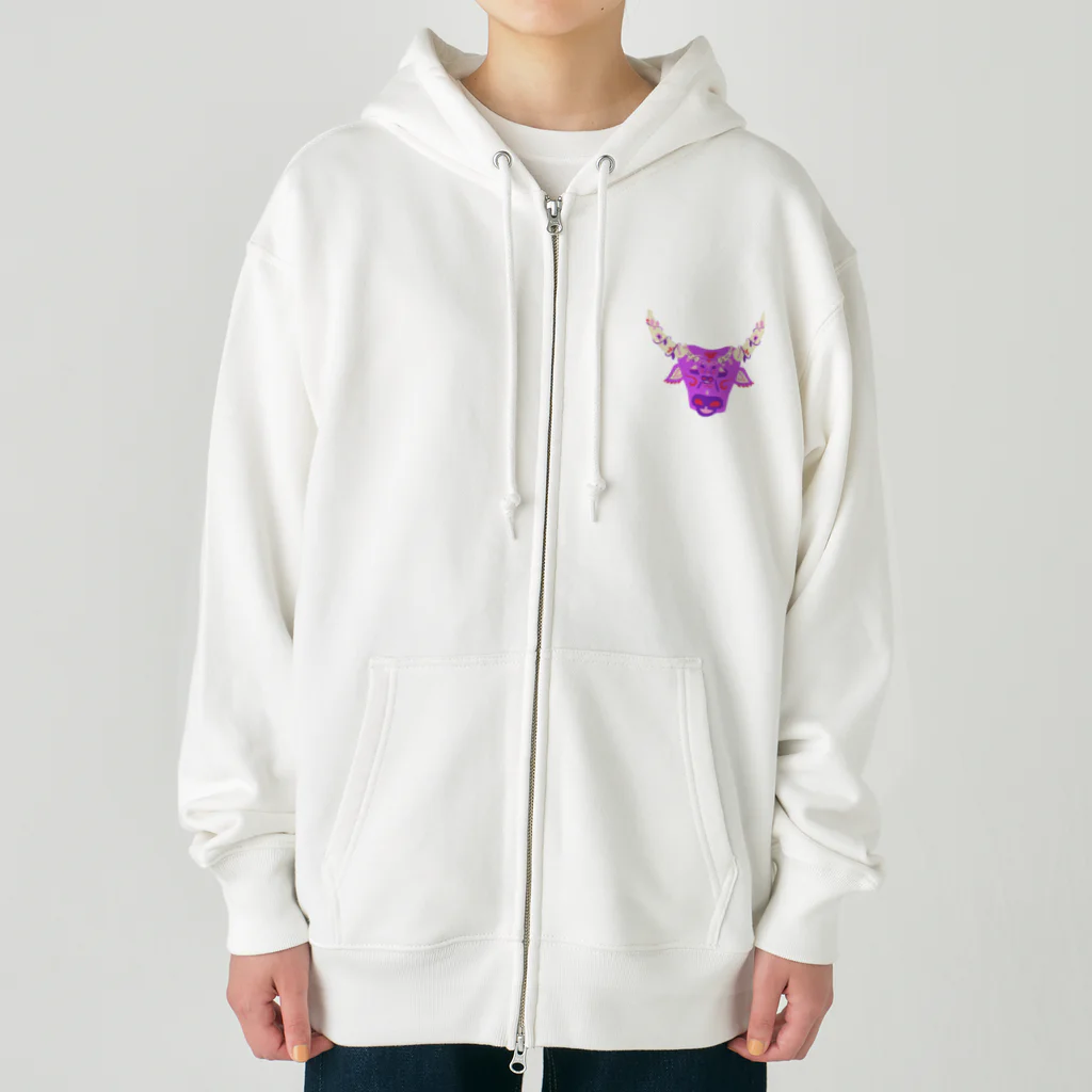 チャッピーのうーし Heavyweight Zip Hoodie