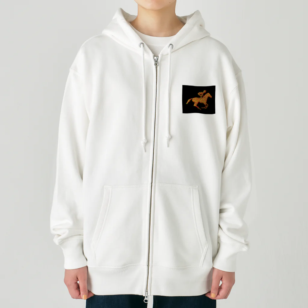 mumusの馬　colorful Heavyweight Zip Hoodie