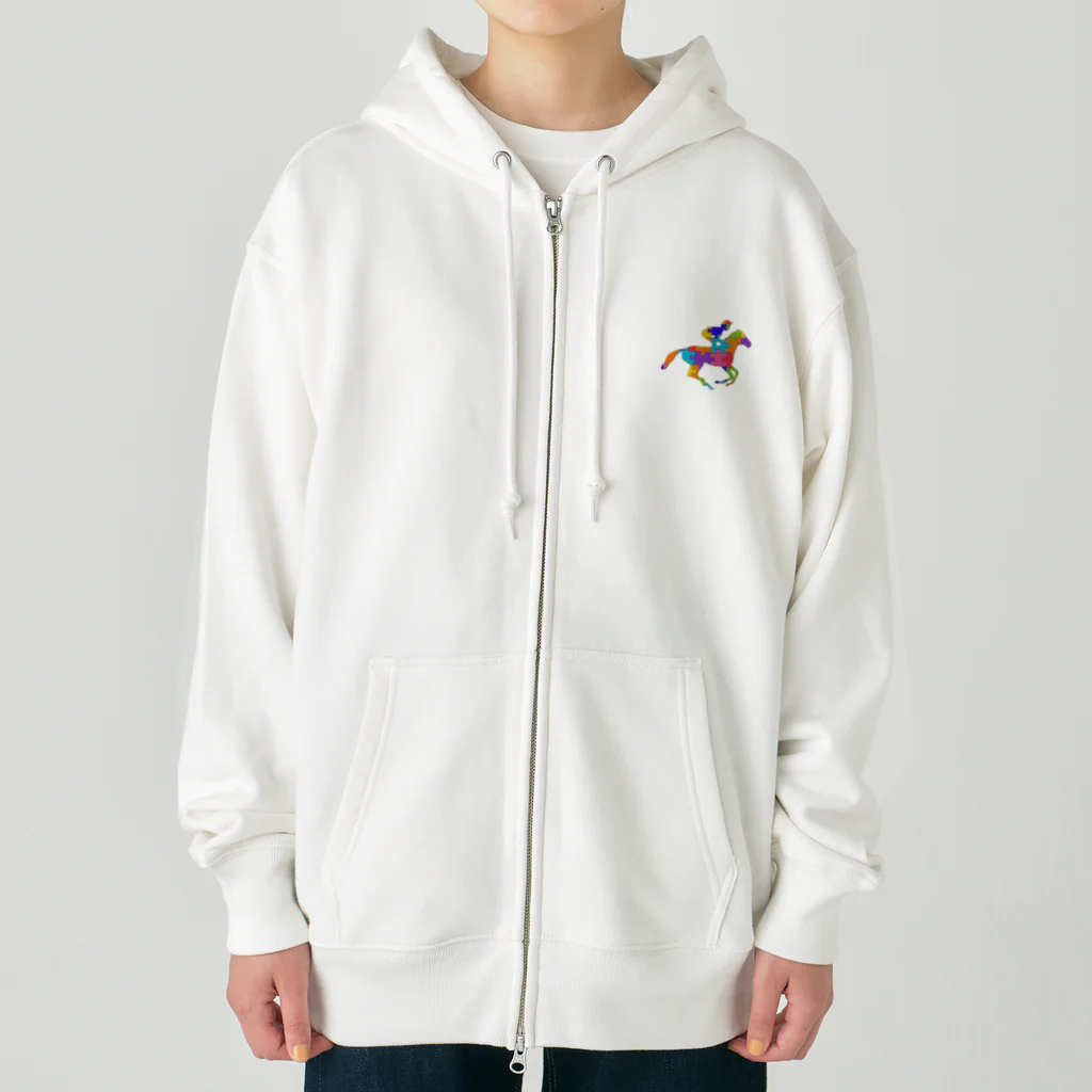 mumusのうま　jigsaw puzzle Heavyweight Zip Hoodie