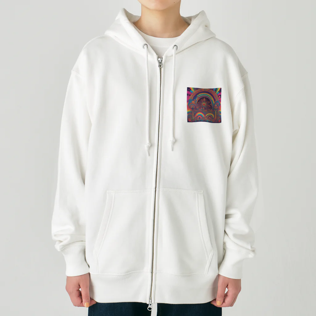 エデンの夜明けの古代のお祭り Heavyweight Zip Hoodie