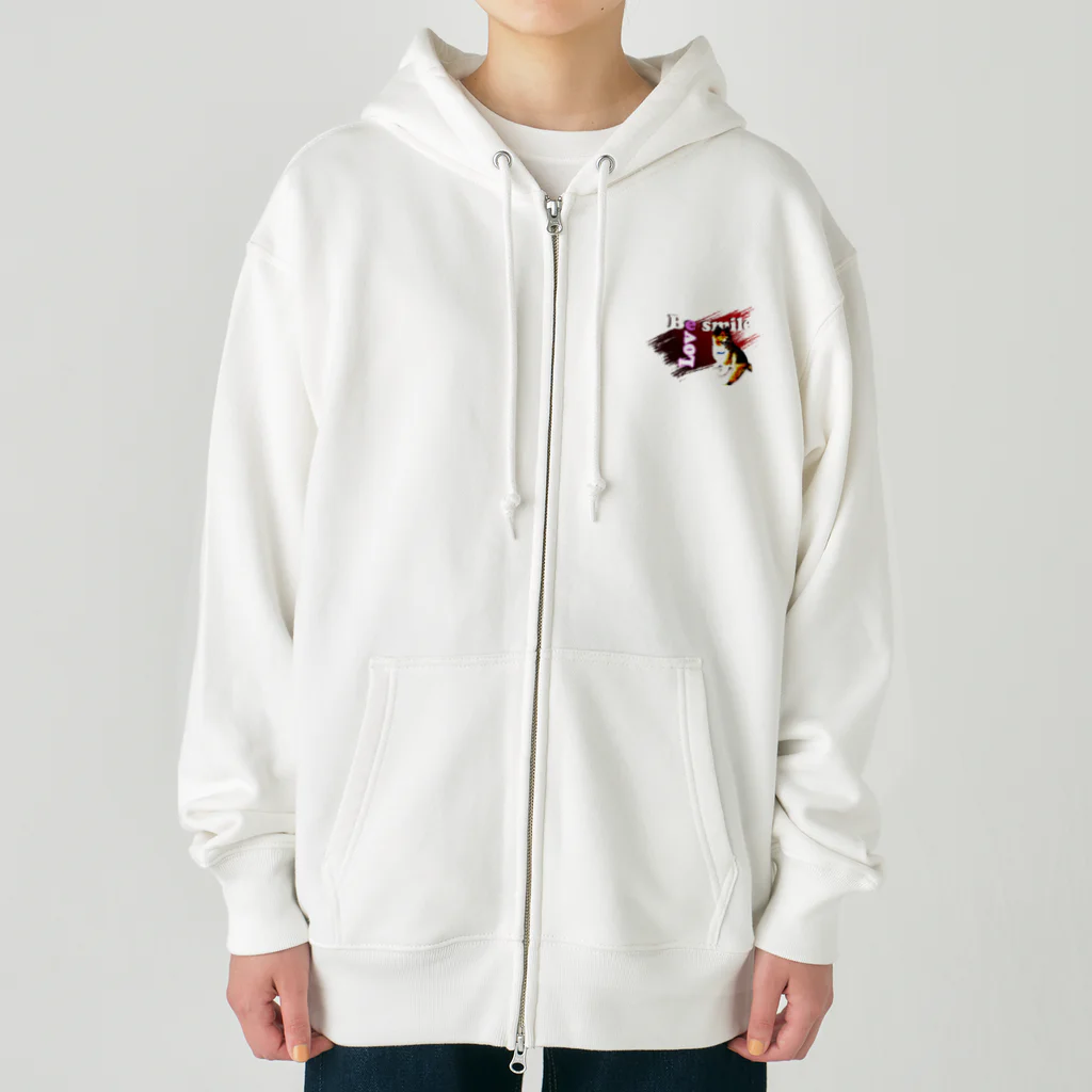 もふもふ犬ソア君SHOPのBe smile♡ Heavyweight Zip Hoodie