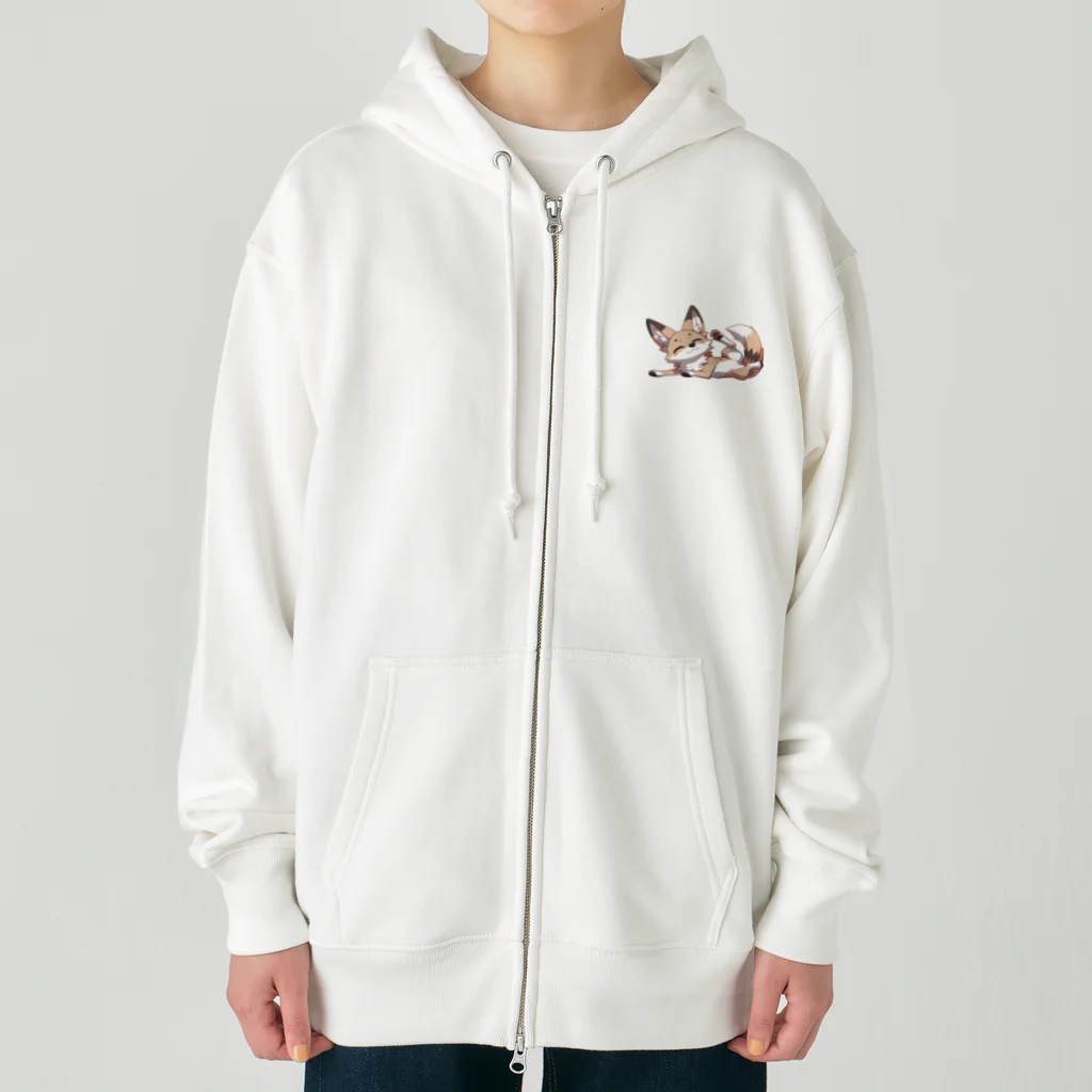 べっち©︎ののんびりジャッカルちゃん！！ Heavyweight Zip Hoodie