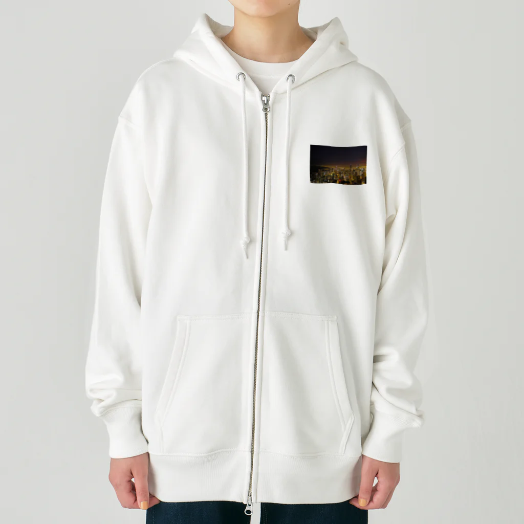 ことりとのChicago Skyscrapers 2 Heavyweight Zip Hoodie