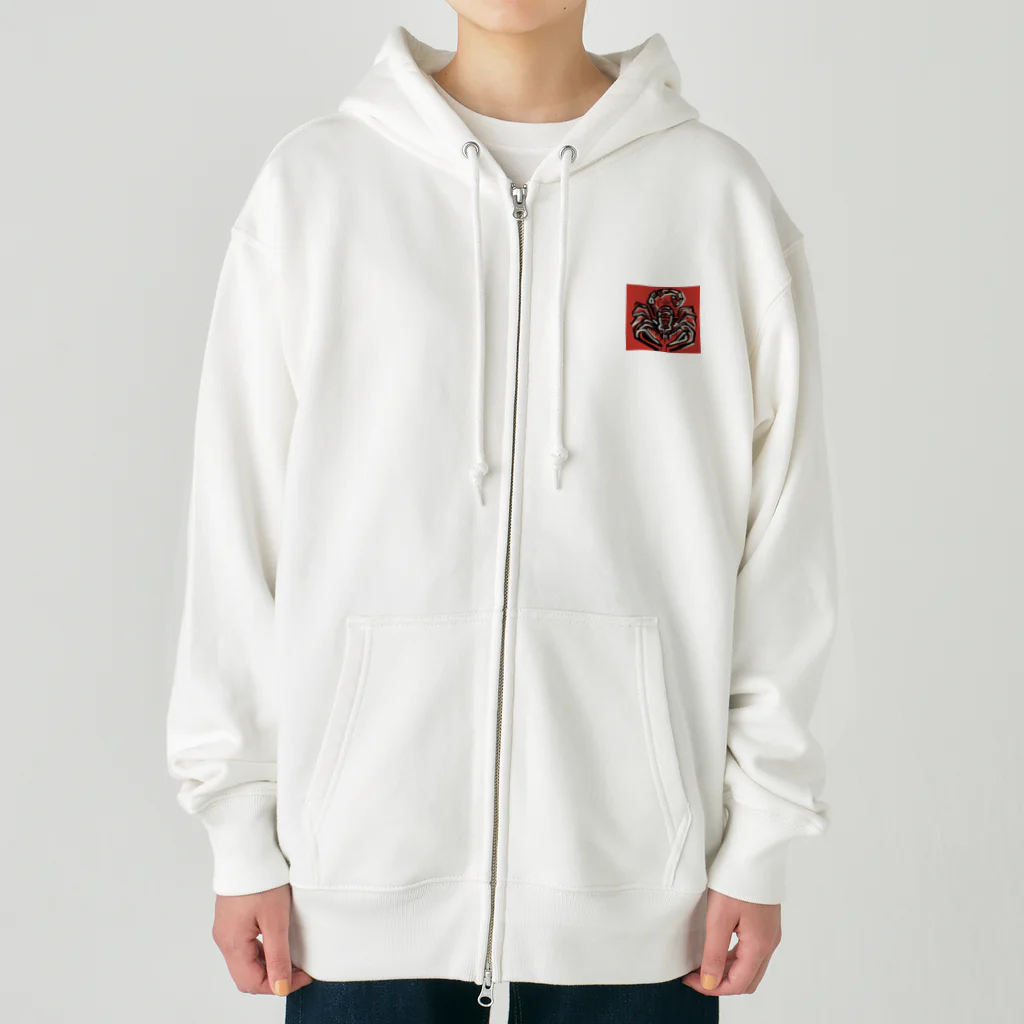 カエル2号のさそり君 Heavyweight Zip Hoodie