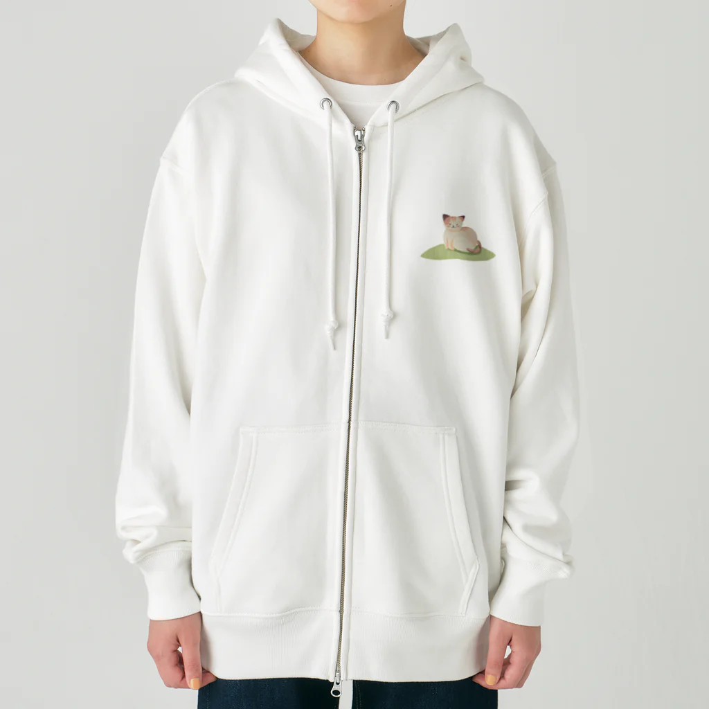 kuppychanの子猫 Heavyweight Zip Hoodie