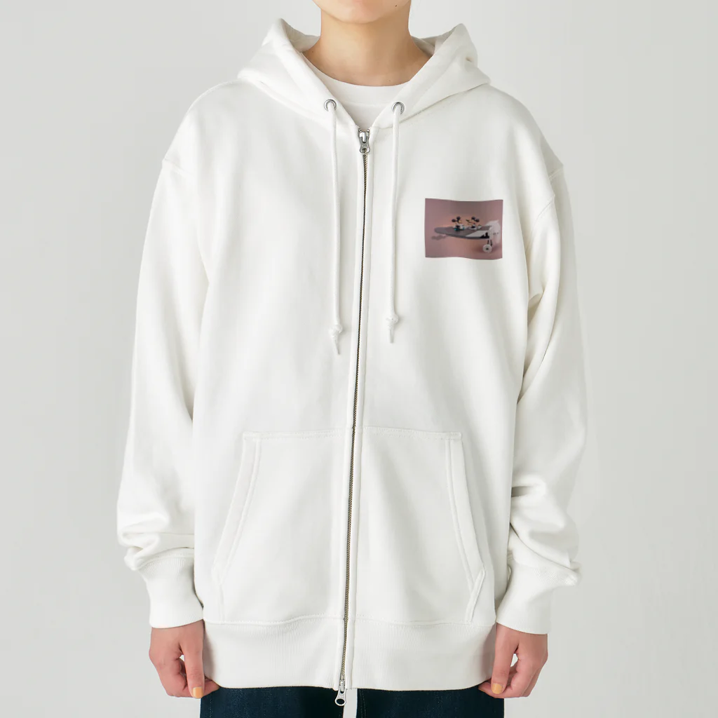 CHIKUSHOのプレーン・クレイジー Heavyweight Zip Hoodie