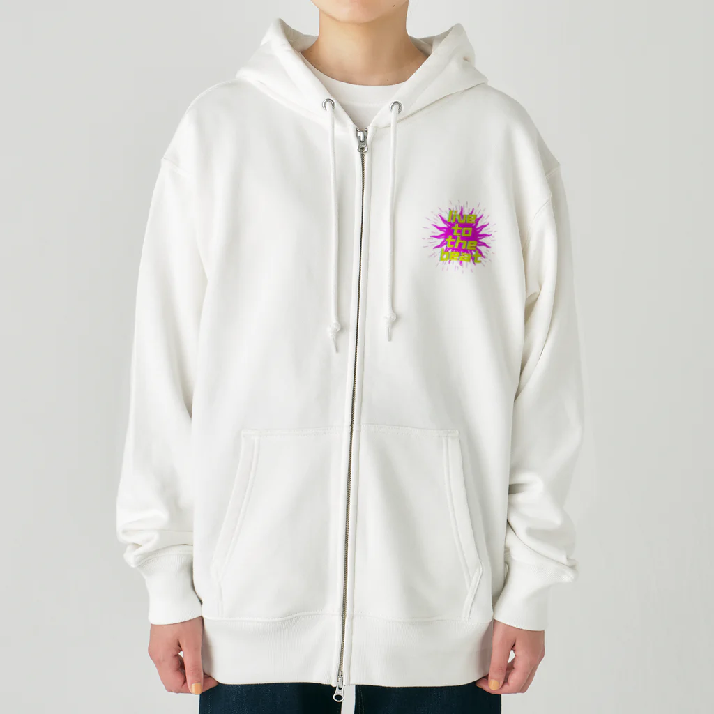 MY.LILILALAのビートに合わせて生きろ Heavyweight Zip Hoodie