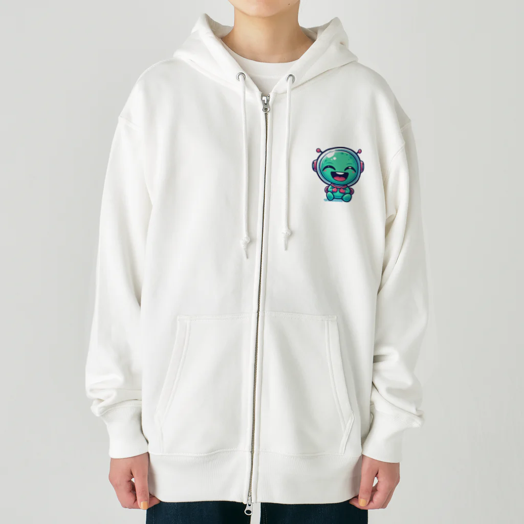 おふざけの爆笑宇宙人 Heavyweight Zip Hoodie