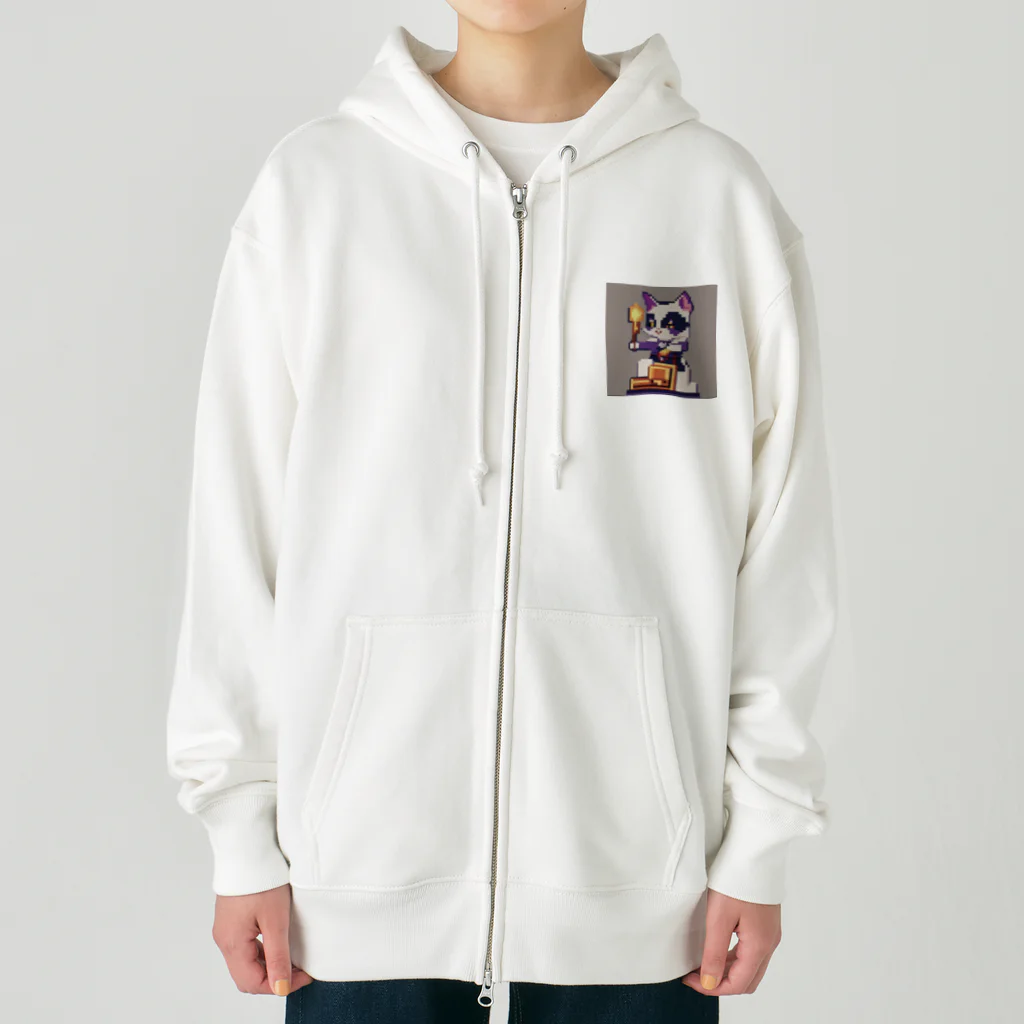 yuto5476のマジックをする猫 Heavyweight Zip Hoodie