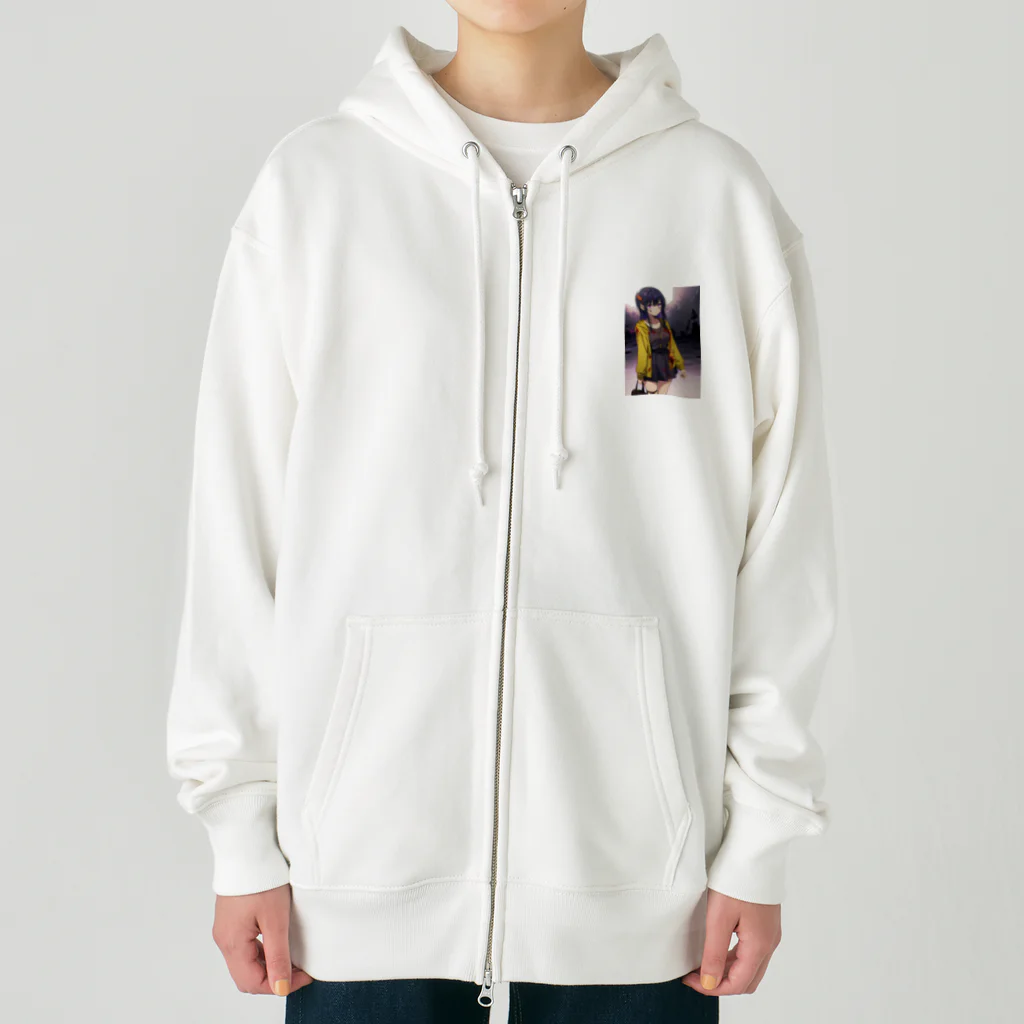 ほっこりアニメマートのゾンビィ～10 Heavyweight Zip Hoodie