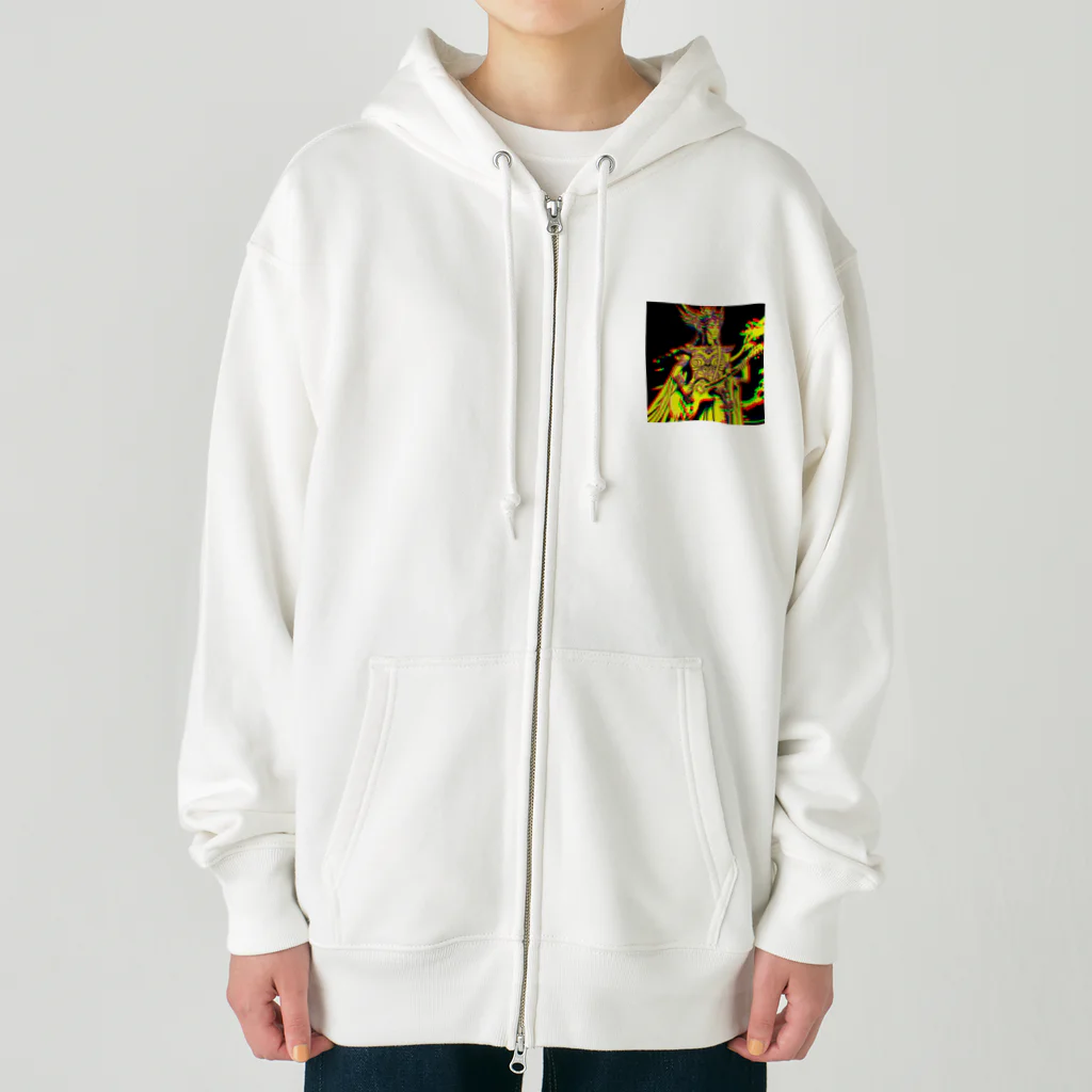 moon_takuanの神功皇后とロック「Empress Jingu and Rock」 Heavyweight Zip Hoodie