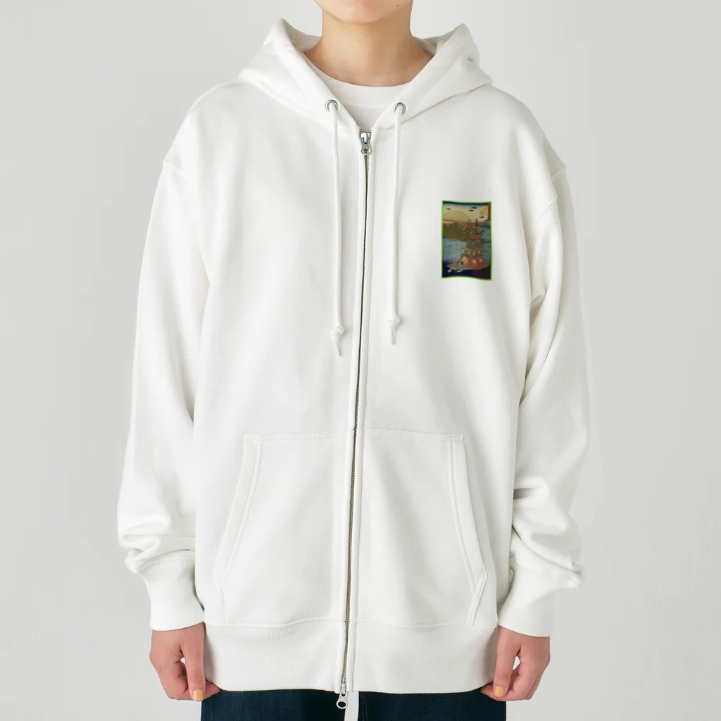 KHD888の 名所百景　尾張津島祭礼 Heavyweight Zip Hoodie