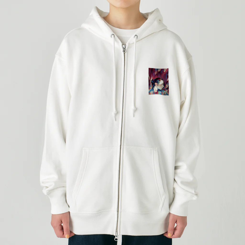 bigbamboofamilyのモデル　TOHIRO Heavyweight Zip Hoodie