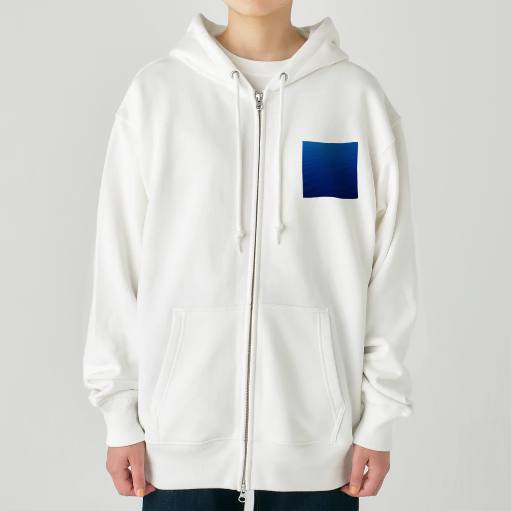 ppqのbluue Heavyweight Zip Hoodie