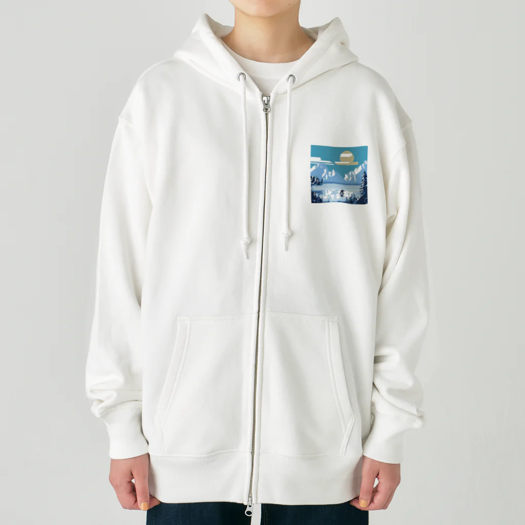 mazislowlifeの巨大な氷山 Heavyweight Zip Hoodie