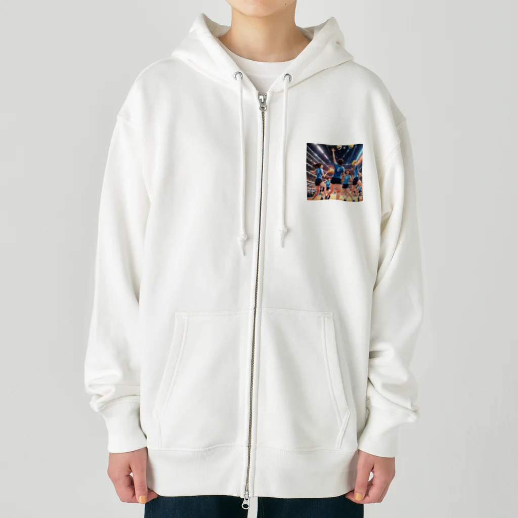 しんすけのバレーボール Heavyweight Zip Hoodie