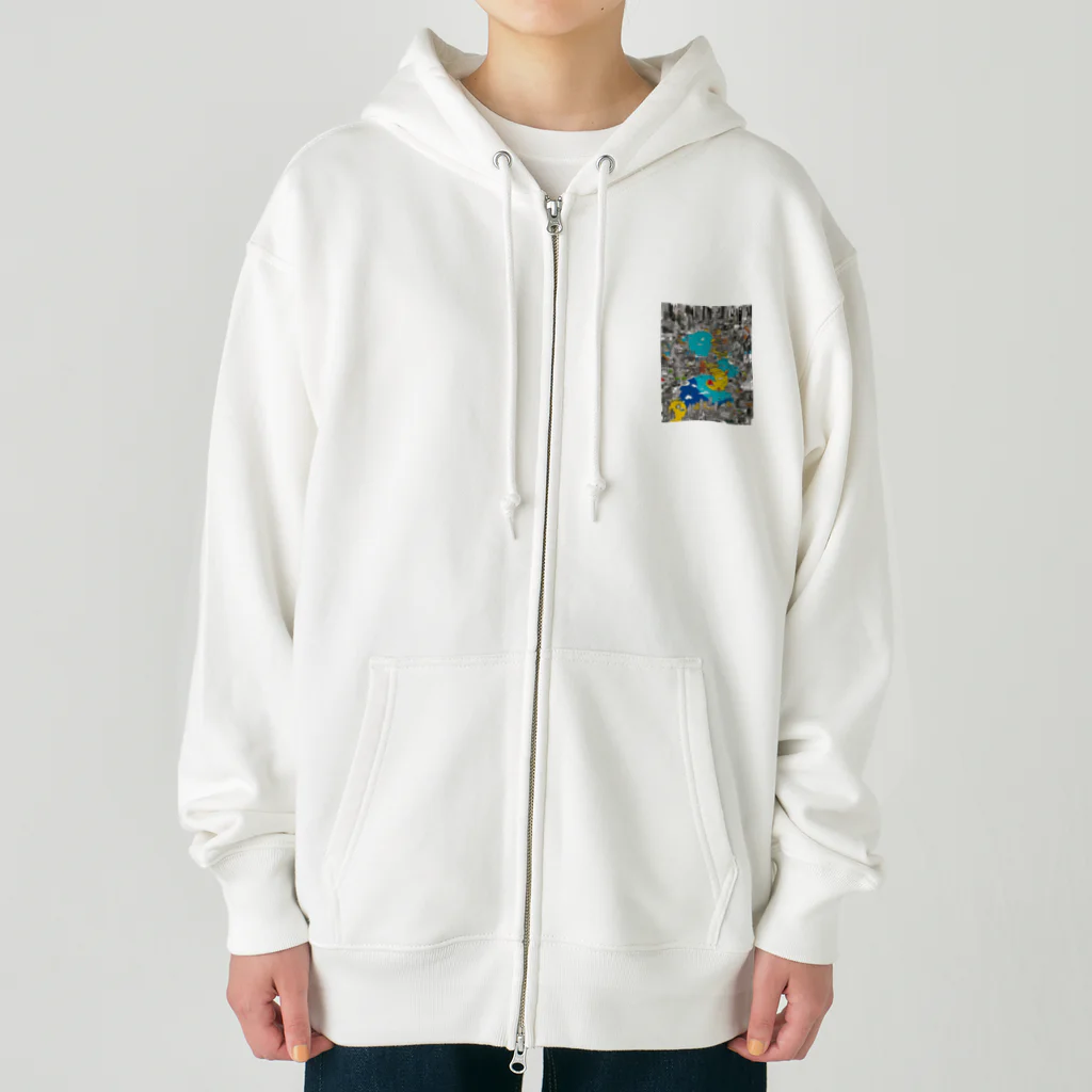 ○○の不思議のアートの不思議 Heavyweight Zip Hoodie