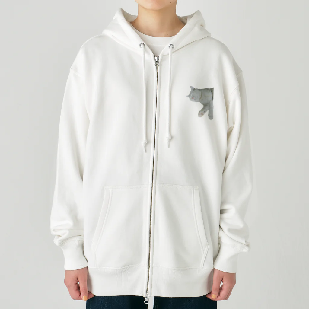 動物ランドのきいちゃんすやすやグッズ Heavyweight Zip Hoodie