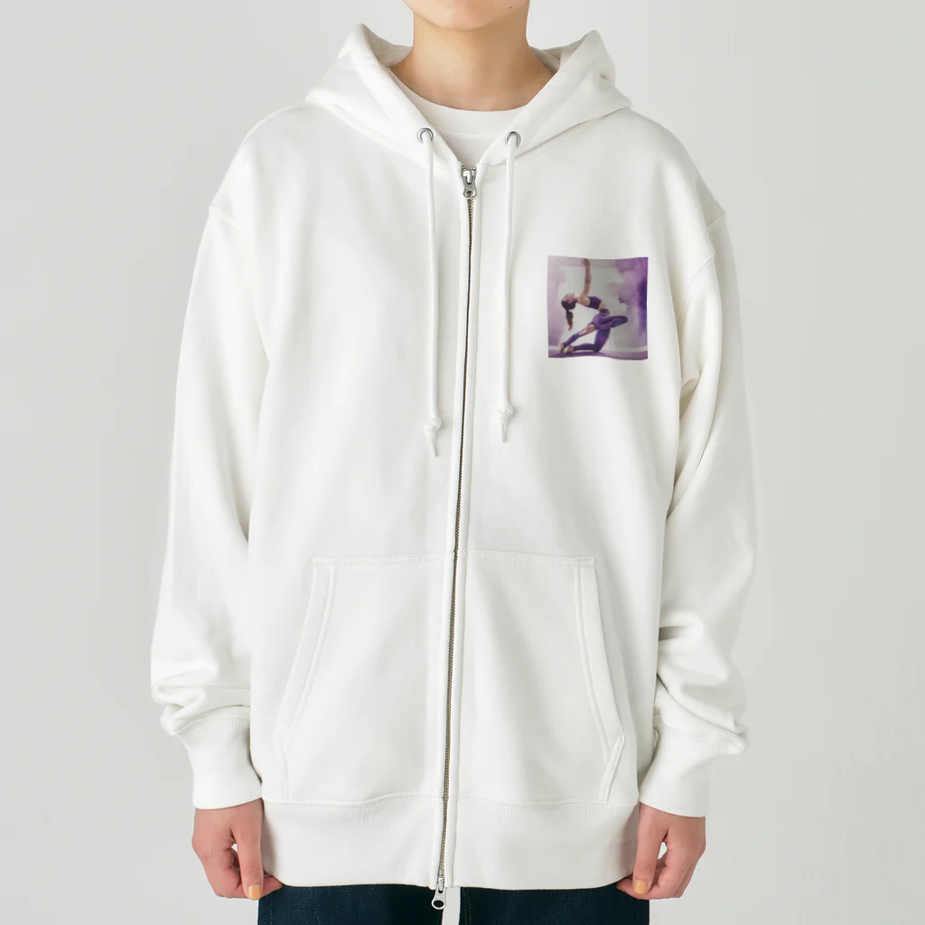 パープルルームのヨガを極める美しさ Heavyweight Zip Hoodie