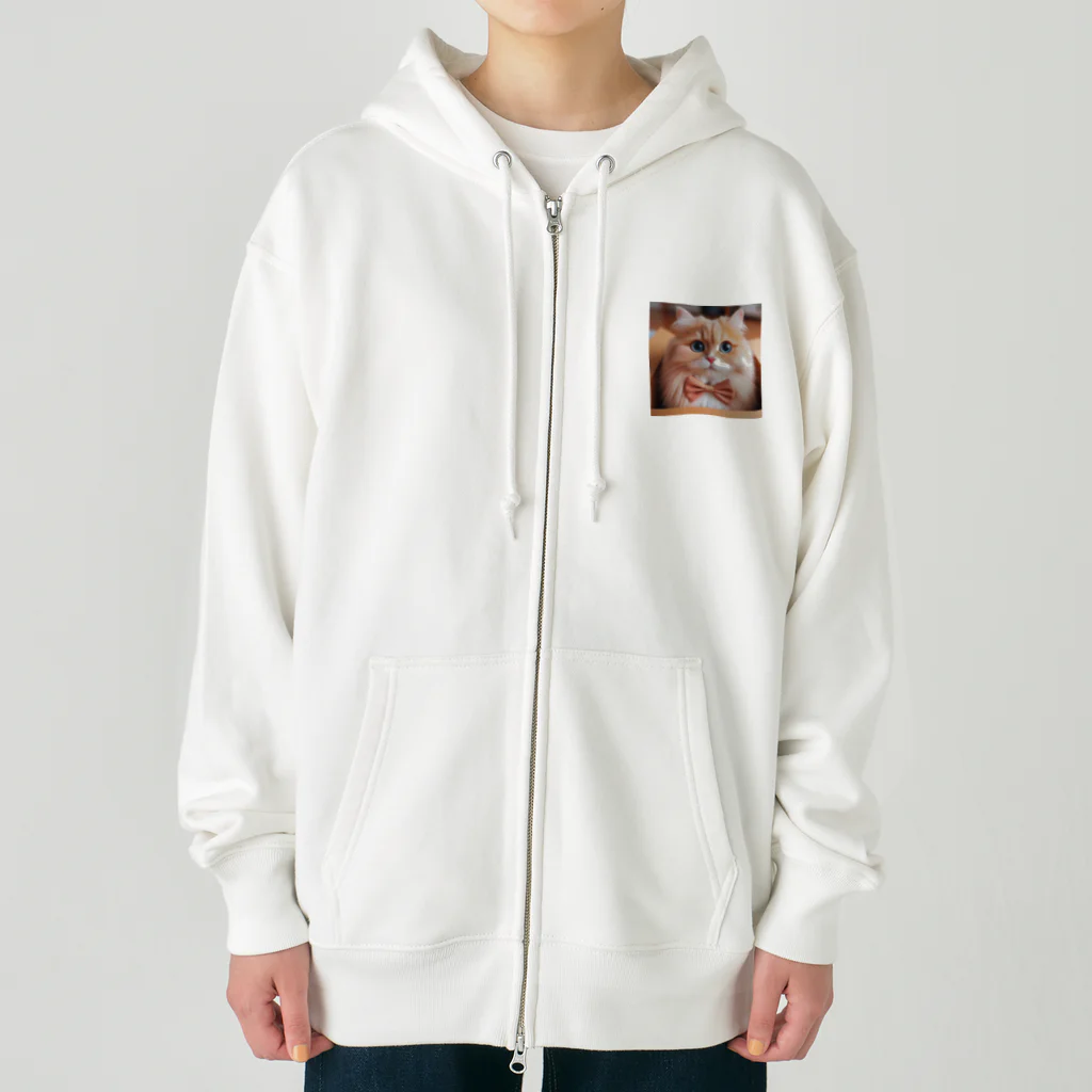 ねこちゃんが大好きなのです。のラブリーな猫ちゃん♪ Heavyweight Zip Hoodie