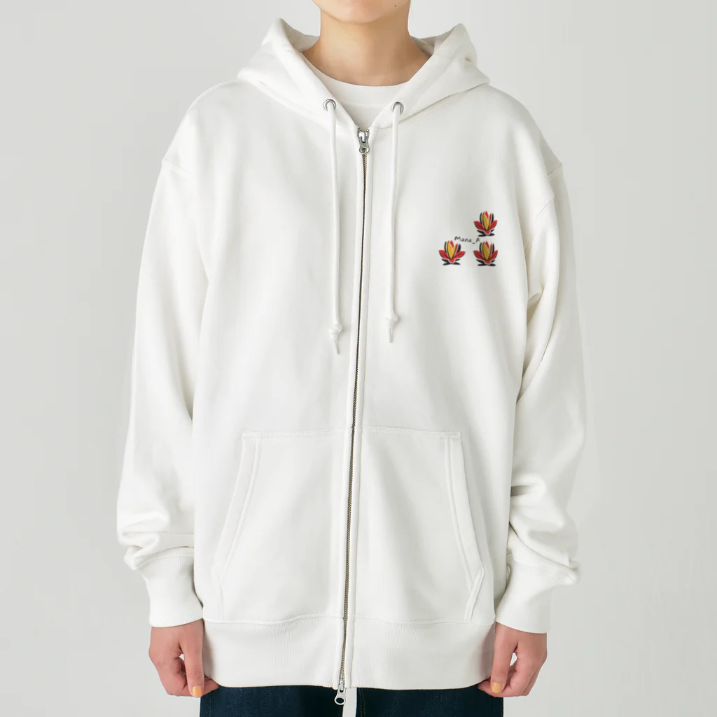 Mana Aのカラフルアガベ Heavyweight Zip Hoodie