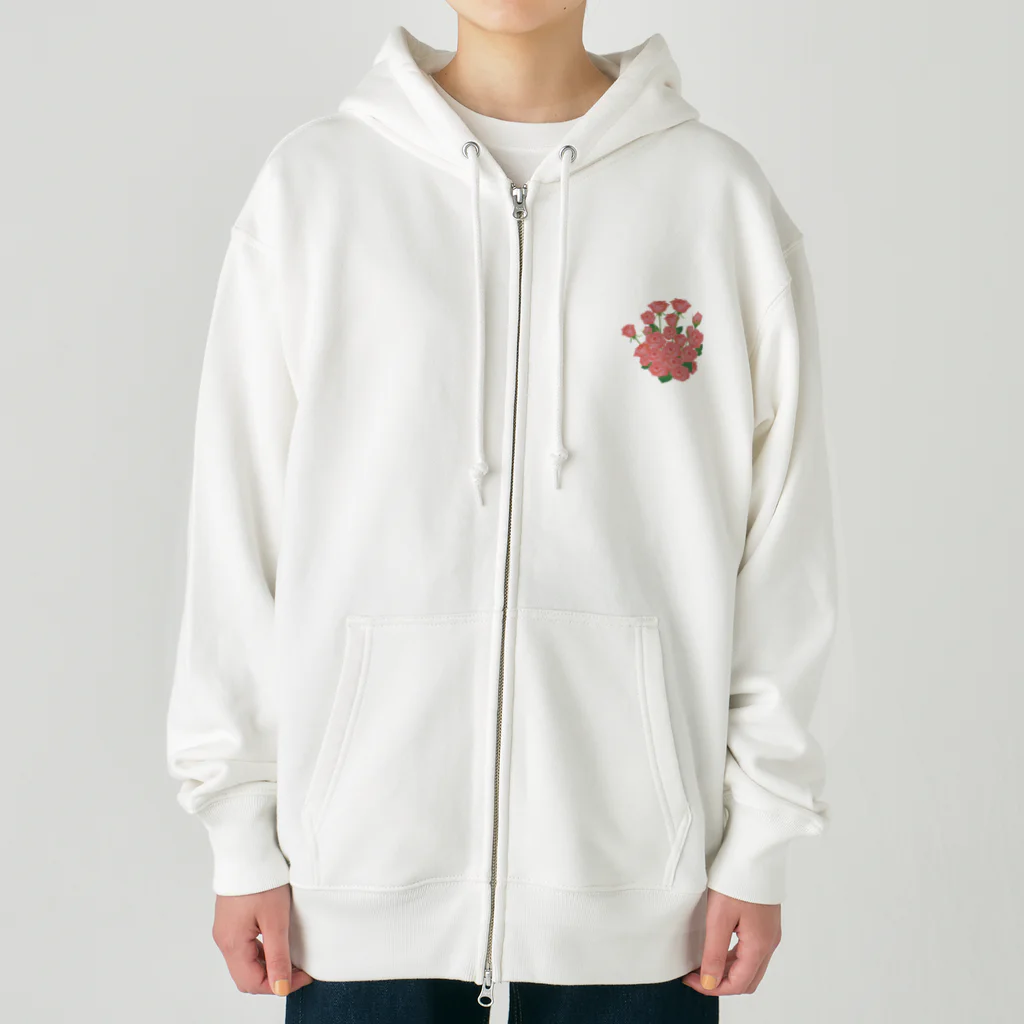 みさとの薔薇の花束 Heavyweight Zip Hoodie