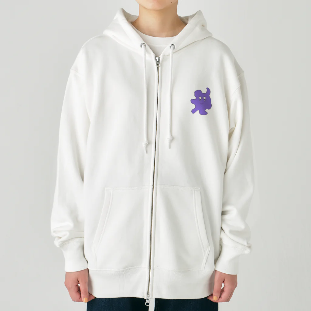 HARU999のなきがおくん Heavyweight Zip Hoodie