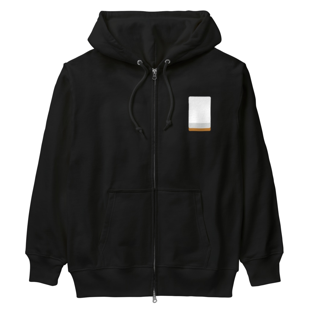 キッズモード某の白 ( 麻雀グッズ ) Heavyweight Zip Hoodie
