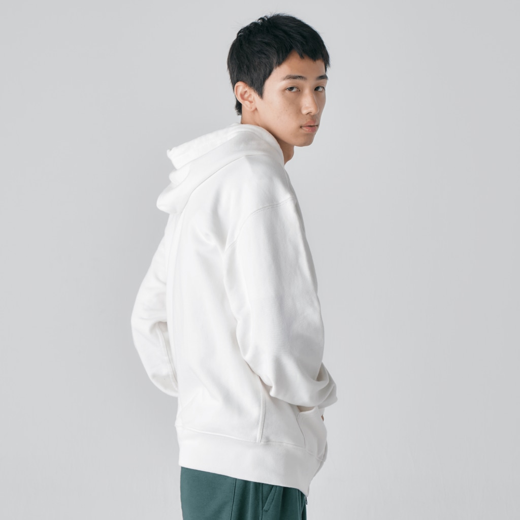 Too fool campers Shop!のキャンプは楽しむもの01(白文字) Heavyweight Zip Hoodie